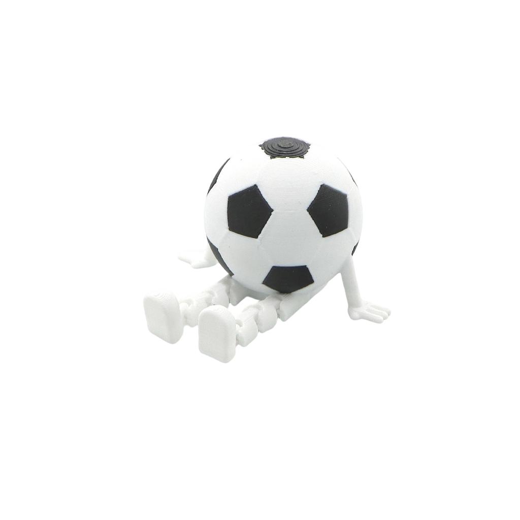 Sports-themed Seated Miniature Figures Of Various Spheres