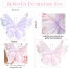 1Pcs Silk Yarn Artificial Butterfly Decoration Birthday Party Supplies for Home Wedding DIY Photography Props Accessories