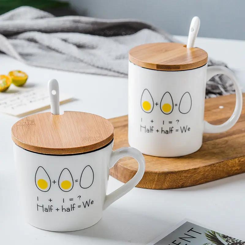 Cute Graffiti Coffee Mug Mate Cup Cute and Different Cups Ceramic Mugs Free Shipping Thermo Coffee Cup To Carry Christmas Gift