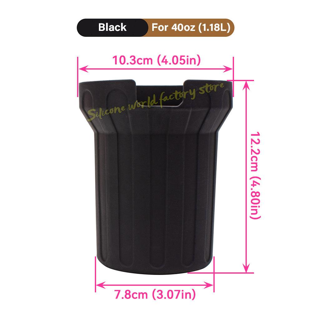 SW 40oz Silicone Cup Bottom Cover for Stanley Quencher Adventure Tumbler Protective Water Bottle Sleeve Antislip Cup Boot Sleeve