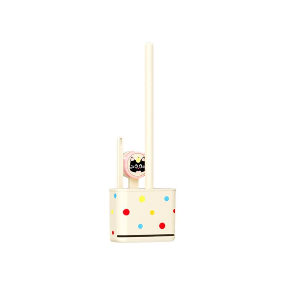 Cartoon Closestool Brush No Punching Cleaning Brush Cleaning Tool Toilet Scrubber  Toilet