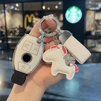 TPU Bilnyckelskal Skyddsskal för Mercedes Benz A B C E S-klass W204 W205 W212 W463 W176 GLS GLA GLK GLC CLS CLA AMG