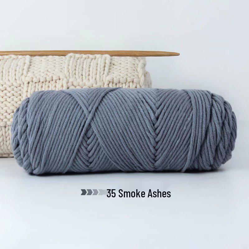 8-Strand Lover's Cotton Wool Yarn for Handmade Knitting: Soft DIY Scarf or Hat Acrylic Yarn