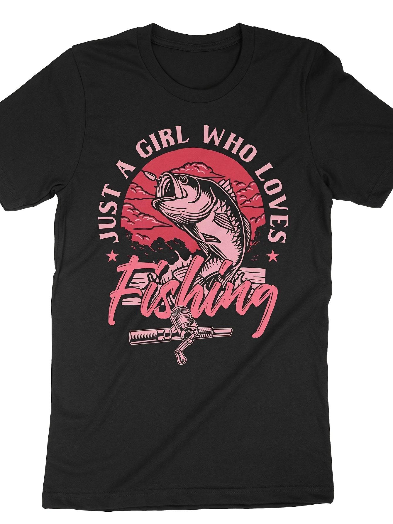 

Just a Who Loves FishingRetro Fishing Graphic design100 cotton summer Oneck short sleeve casual printed mens Tshirt 4XL