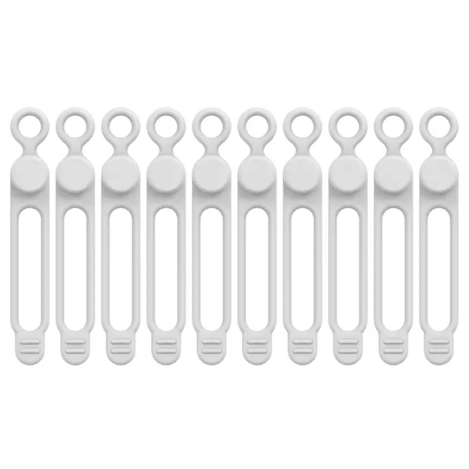 Data Cable Storage Cable Ties Cable Organizer Winding Device Headphone Cable Charging Cable Manager Hanging Silicone Cable Ties