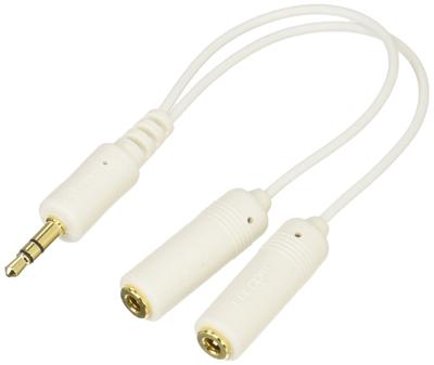 Elecom Mobile Earphone Splitter Cable for iPod IPC-AS/WH