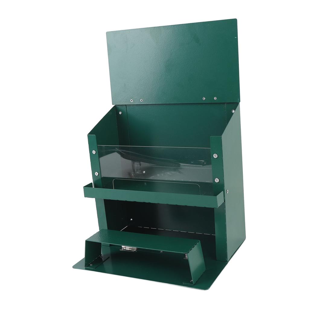 Metall Eichhörnchen Futterspender mit transparenter Acrylplatte Haustier Picknicktisch Montierte Futterbox für Außengarten