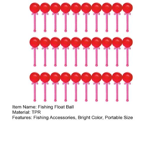 400Pcs/Box Fishing Float Ball Mini Soft TPR Hook Lure Ball Bionic Tadpole