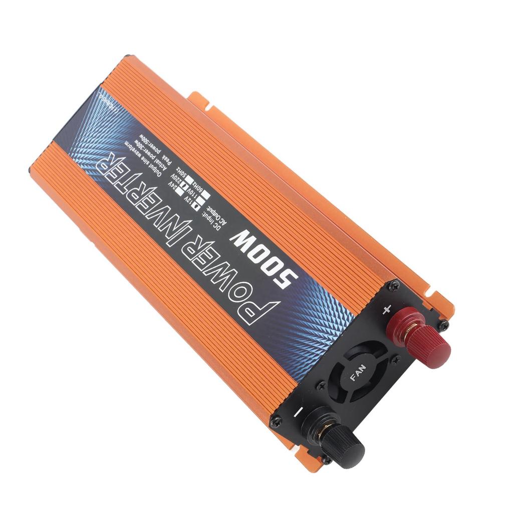 Car Power Inverter Sine Wave Converter with USB Port Cooling Fan 500W DC 12V To AC
