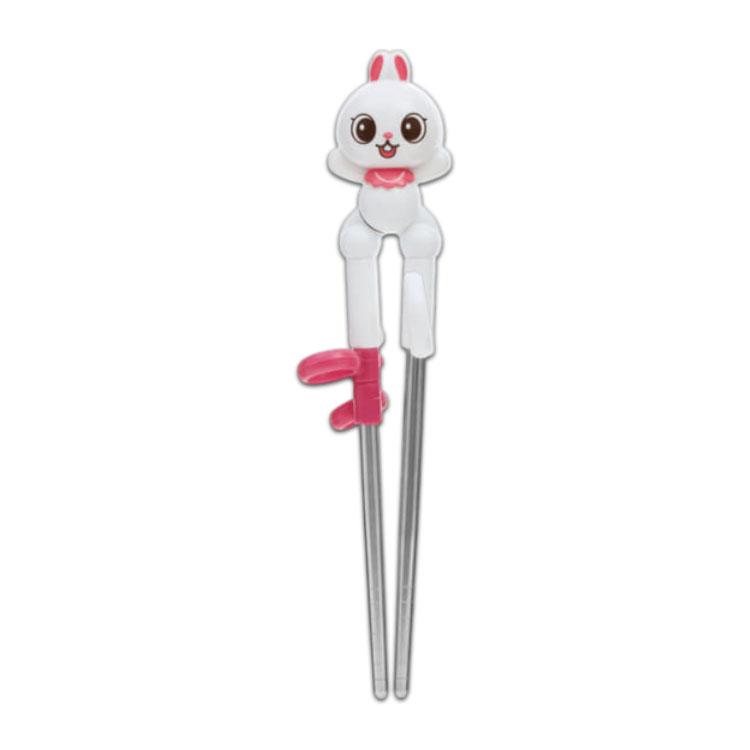 Edison Friends 3D Stainless Training Chopsticks Step 1 Right-Handed – Rabbit Lenny Rabbit Lenny