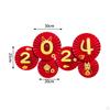 6er Pack Papierfächer Chinesisches Jahresfest Zubehör