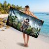 Large Beach TowelEdward Scissorhands Soft Absorbent Towel Beach Bath Home Use