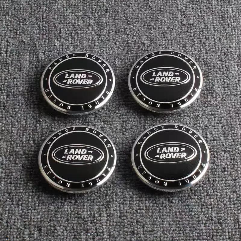 4pcs 62mm  Car Hub Center Cover Wheel Cap Logo Badge Emblem  Land Rover Discovery Range Rover Evoque Auto Accessories