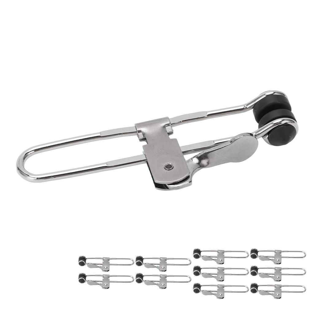 Lever Action Grid Clamp Multifunctional Stainless Steel Rust Proof Tile Mounting Clips Suspended Ceiling Tile Grip Clamps