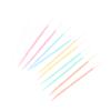 200Pcs/Set Soft Plastic Double-Head Brushed Toothpick Oral Care Dental Floss