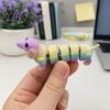 Miniature Dachshund Statue 3D Printed Figurine, Articulated Dog Fidget Toy, Puppy Collectible PLA Figurine Figure with Movable Joints, Desktop