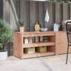 Kitchen Cabinet MEPPEL Brown Oak Effect 106 X 55 X 64 Cm