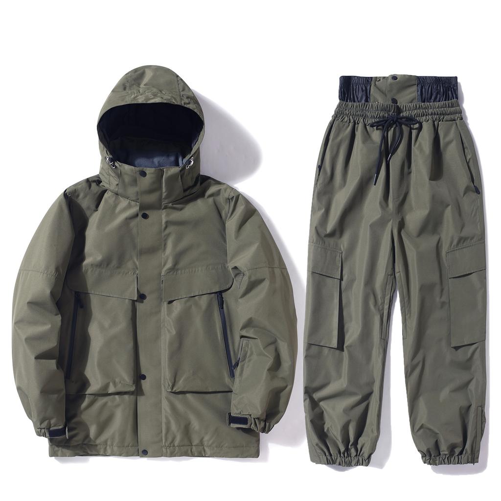 Skibekleidung Herren und Damen Winter Outdoor wasserdicht winddicht verdickt warm verdickt Snowboard Snowboarding Kleidung Skianzug Set
