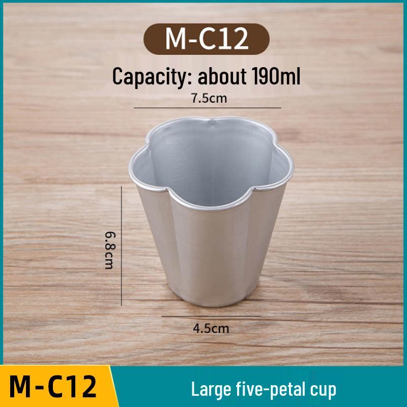 Forma na mini šifonový dort s karamelovým želé pudinkem - hliníková slitina, malá až střední velikost, forma na vaječný koláč a dezertní košíčky