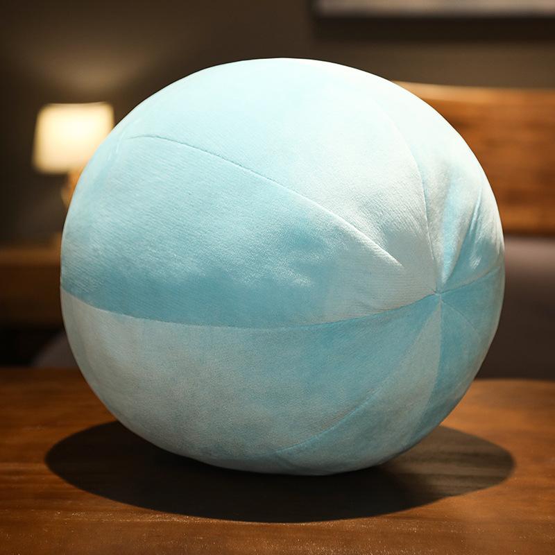 Nordischer Stil Runde Kugel Kissen Samt Sitz Hocker Gefülltes Kissen Raum Sofa Dekor Weiches Kugel Kissen Taille Rücken Kissen