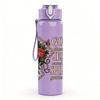 1PC God Jesus Rose Text 750ml Color Plastic Sports Water Bottle Leakproof Flip Straw Lid Suitable for Sports Office Home Use