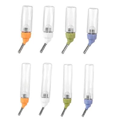 No Drip Water Bottle Dispenser with Filter for Small Animal Rabbit 80ml/125ml