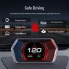 Universal Smart OBD Car HUD: Portable Head-Up Display with HD Speedometer