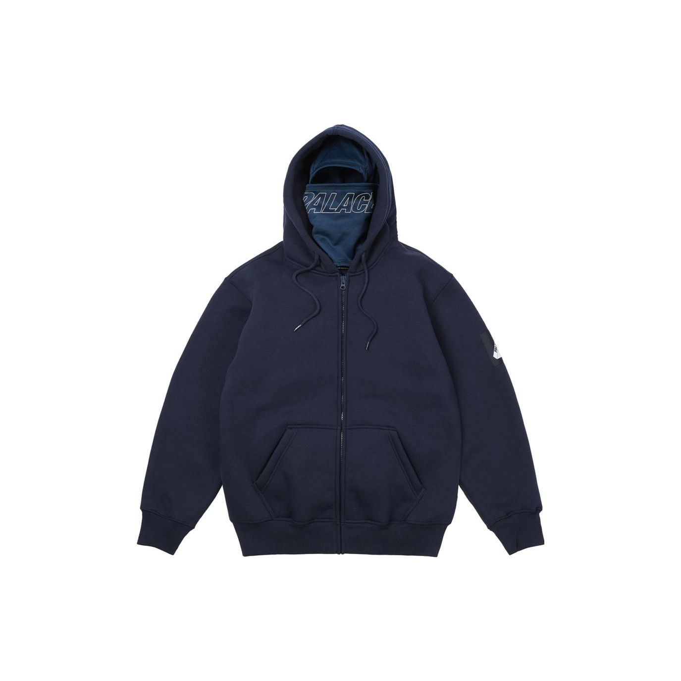 

Palace Facemask Термокапюшон Темно-синие топы унисекс Синий P25CS146