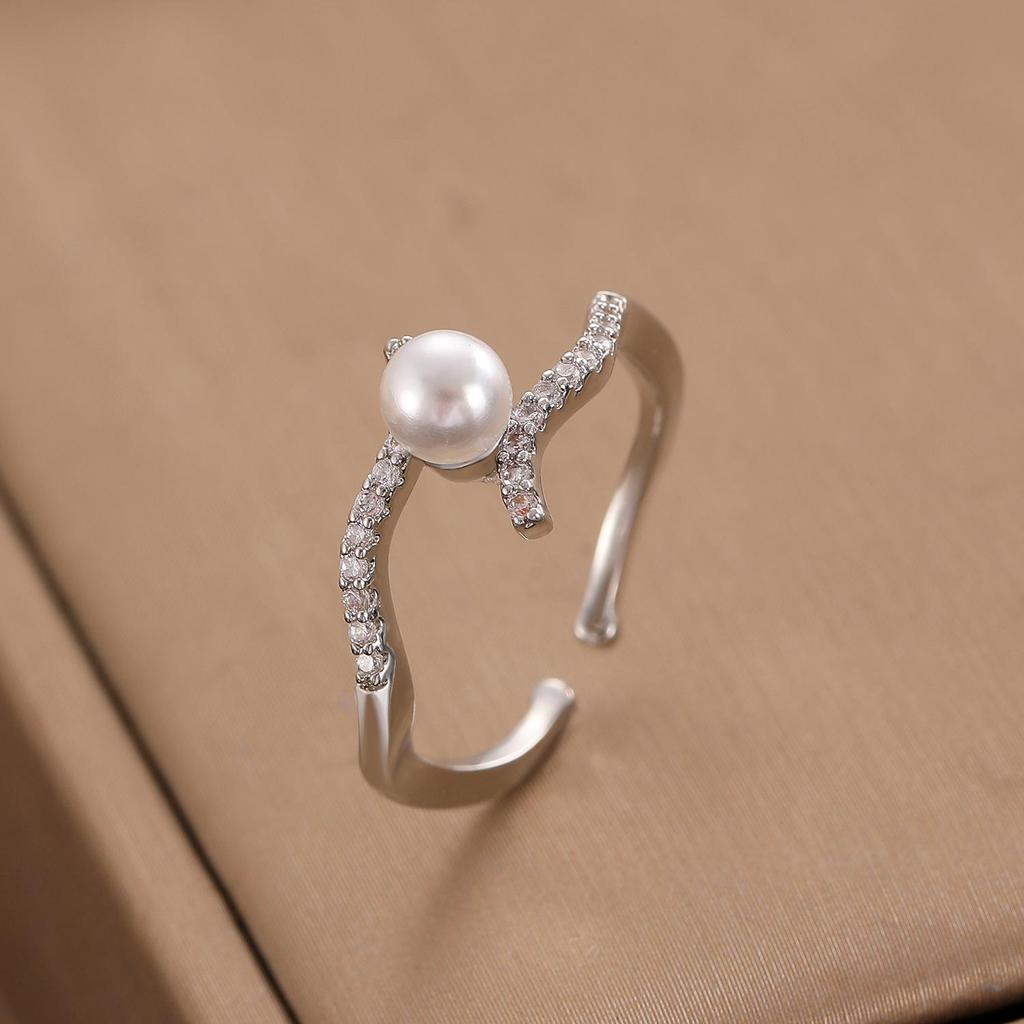 High-End Cross-Border Fashion Bow Ring for Women - European & American Style Open Index Finger Accessory