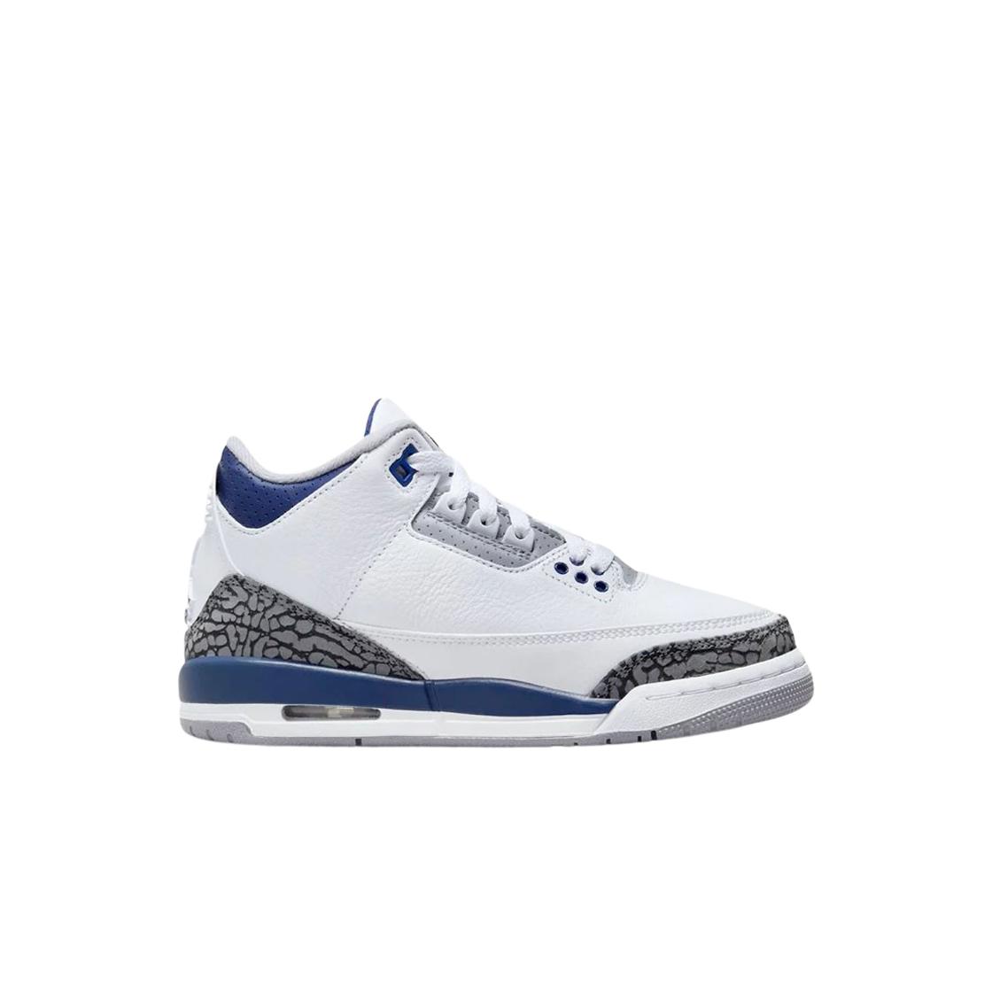 

(гс) Jordan 3 Retro Білий Опівнічний Морський 230(4Y)