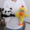 For Children Kawaii Dinosaur Bear Shark Stuffed Toys Panda Finger Puppet Plushed Doll Hand Finger Puppet Animal Puppet