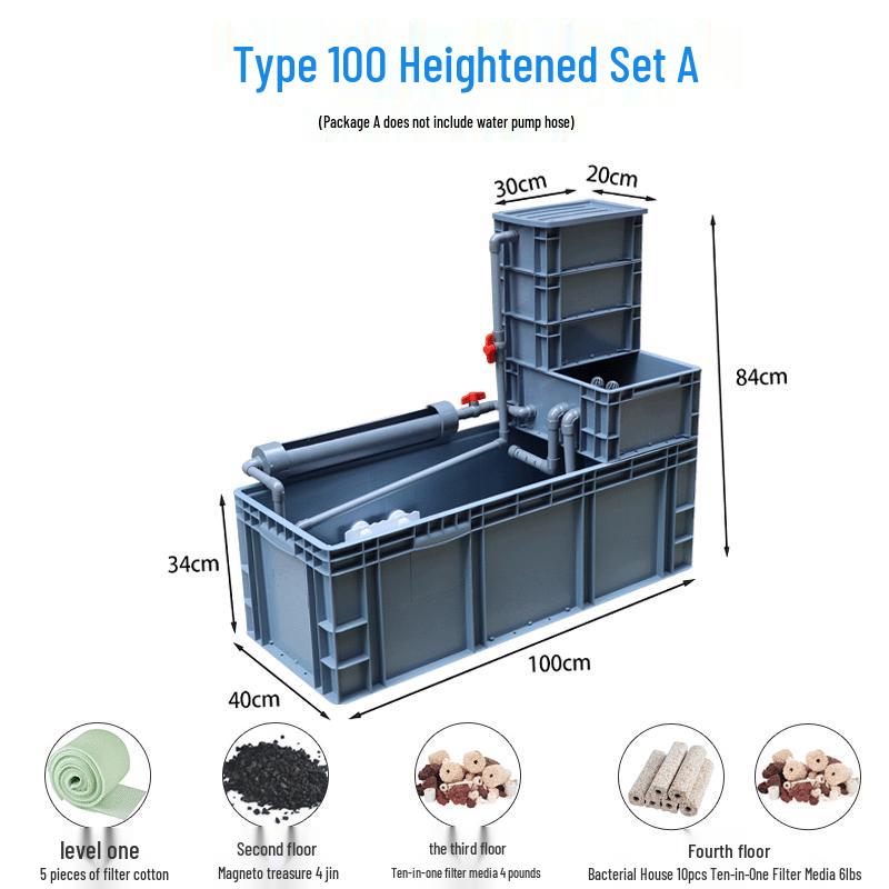 Enhanced Turtle Tank with Filter and Water Change System