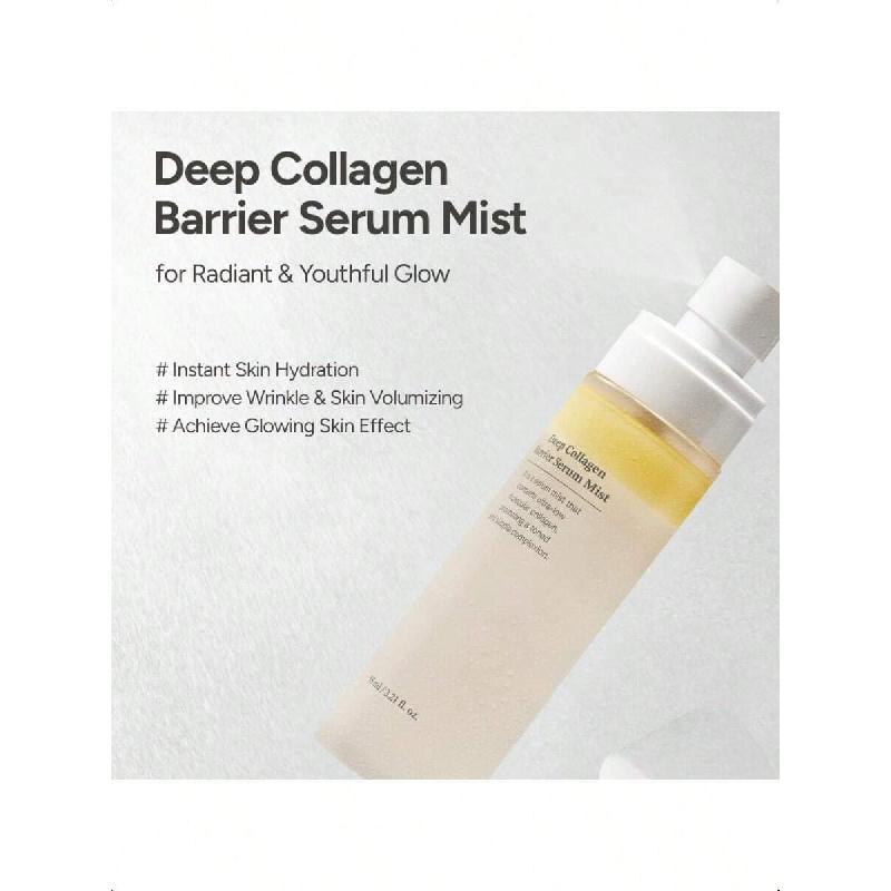 SUNGBOON EDITOR Deep Collagen Barrier Serum Mist 95ml | Real Collagen, Multi Peptides, Hydration, Wrinkle Care For Dry Skin, Wrinkles, Glass Skin