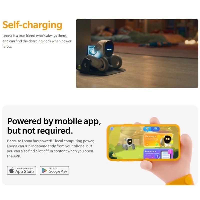 GPT-Powered AI Robot Pet | Voice Assistant, Auto-Recharging, Smart Multi-Functional Companion