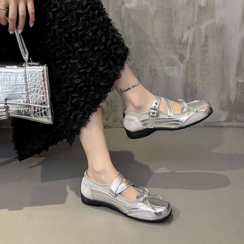 Fashion Fashionable Hot Selling Flats Women Sport Casual Bow-Knot Walking Shoes Woman Mesh Shallow Breathable Sneakers Summer