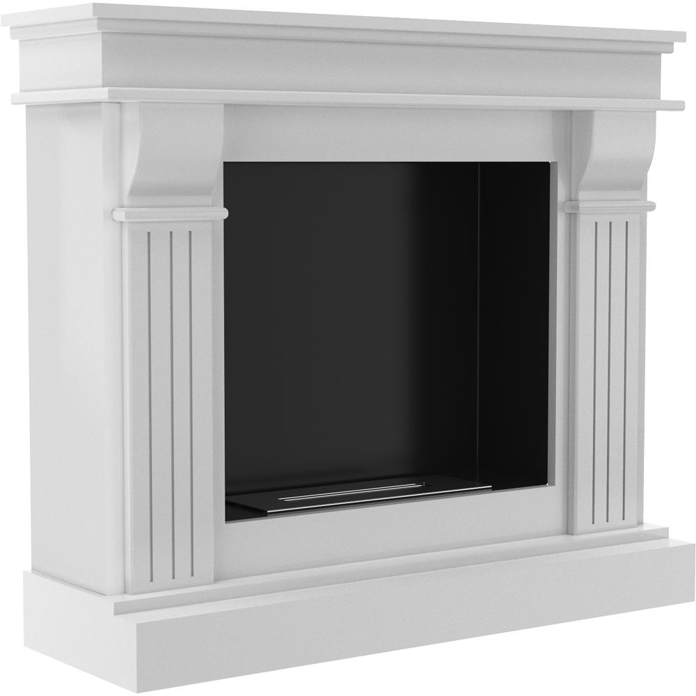 Portal Bioethanol Fireplace AUGUST TÜV White