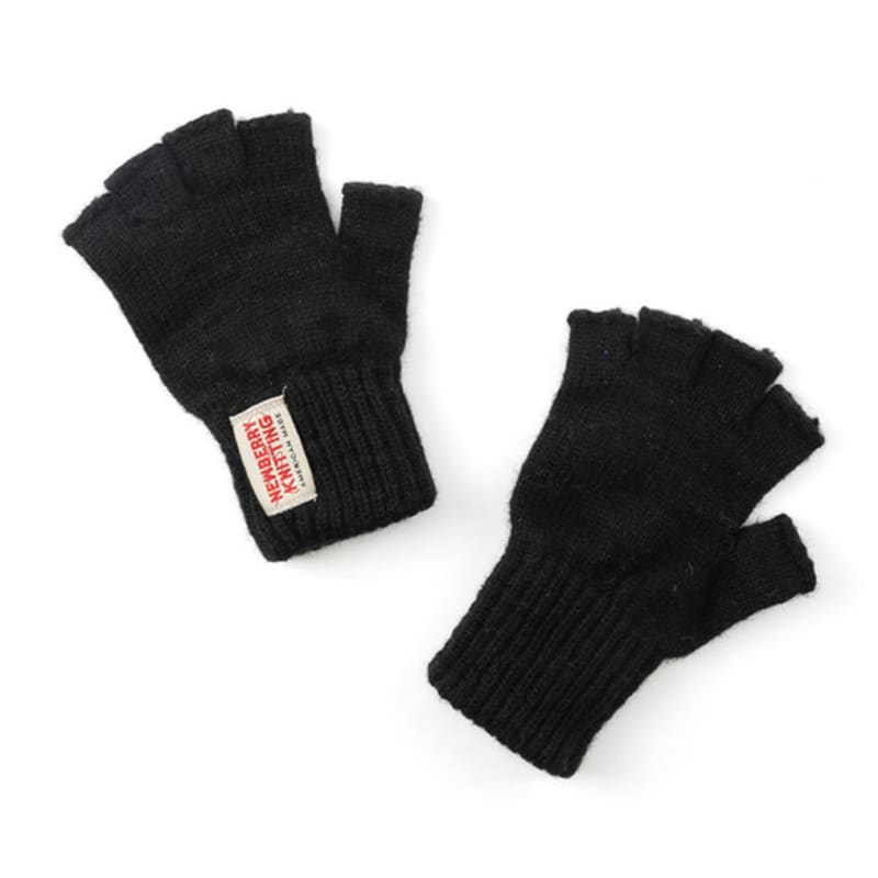 NEWBERRY KNITTING Fingerless Gloves - Black