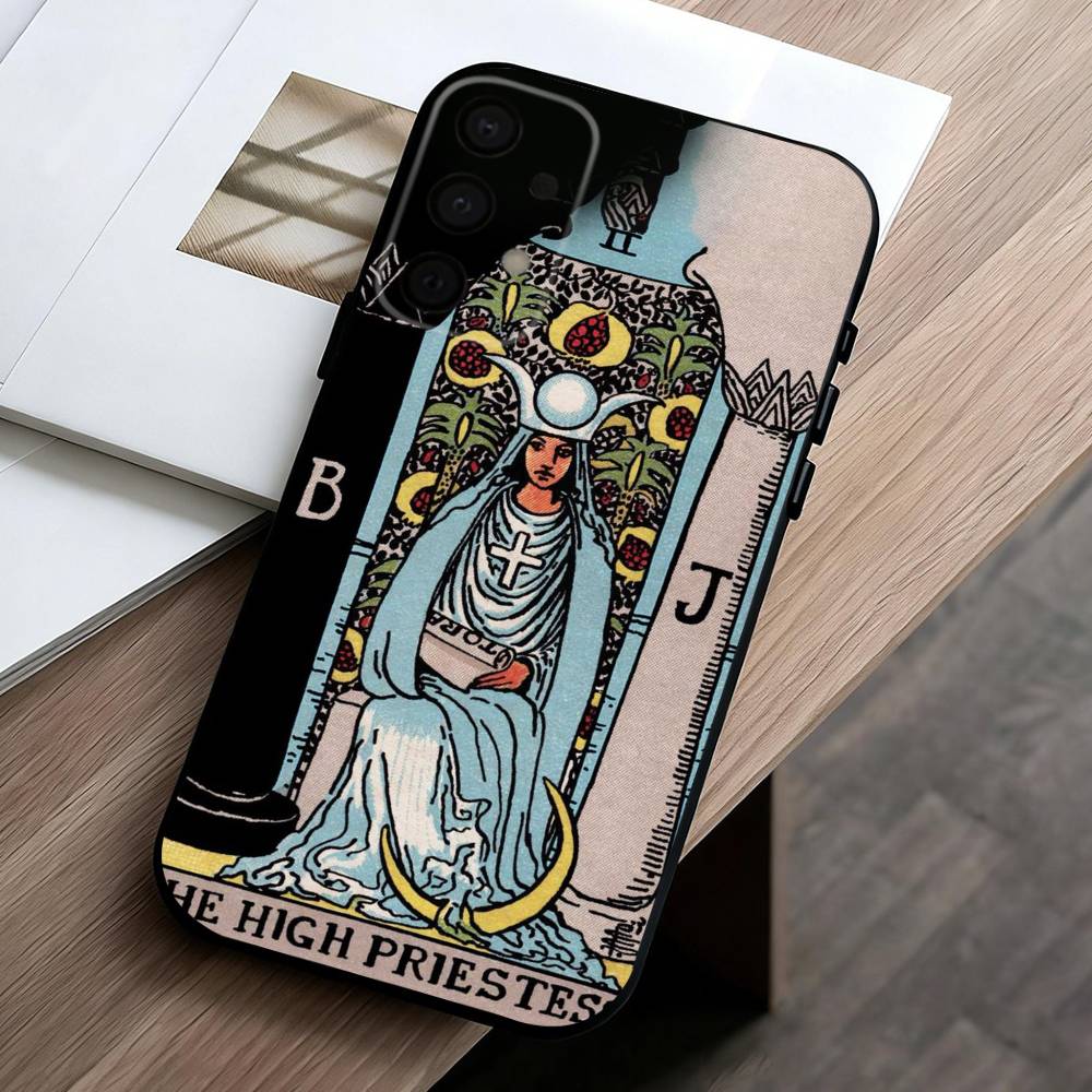 T-Tarot C-cards  Phone Case For Samsung Galaxy A73,A72,A71,A70,A53,A52,A51,Soft Silicone Black Cover