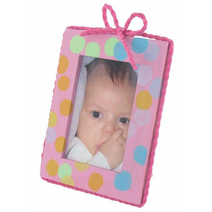 MégaCréa DIY - Cadre photo en bois Chevalet 10 x 8 cm