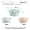Chahua Large Thickened Plastic Laundry Basin with Washboard
