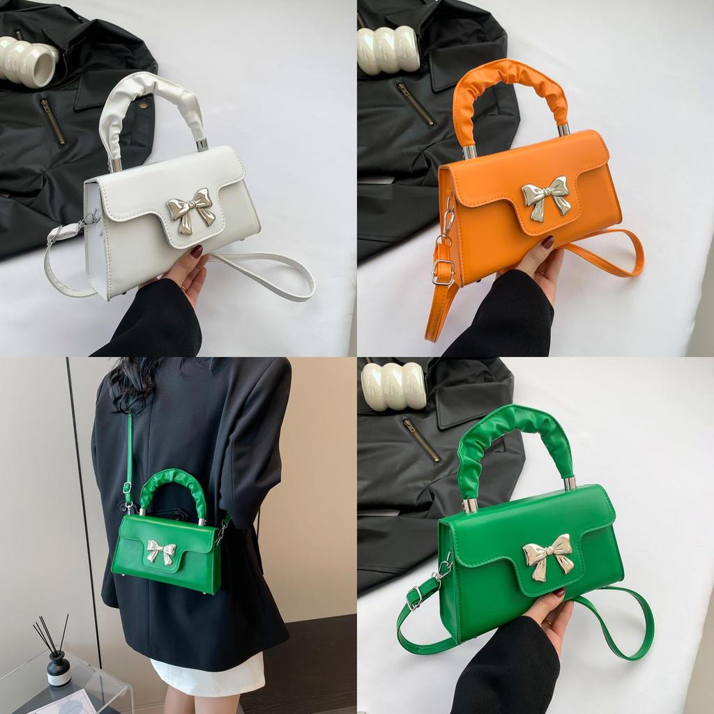 Fashionable Street Style Pu Leather Shoulder Bag 2024 Spring New Crossbody Bag For Women