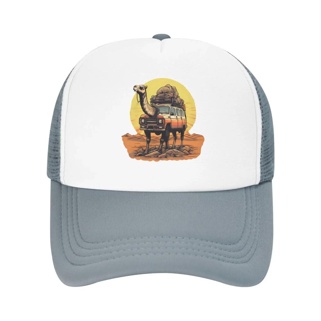 Camels Trophy Desert Caravan Gone Wrong Custom Mesh Baseball Caps Men  Printing Female Beach Dad Hats Peaked Cap