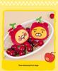 KAKAO FRIENDS Ryan Lion Fruit Plush Handheld Mirror & Bag Charm Keychain