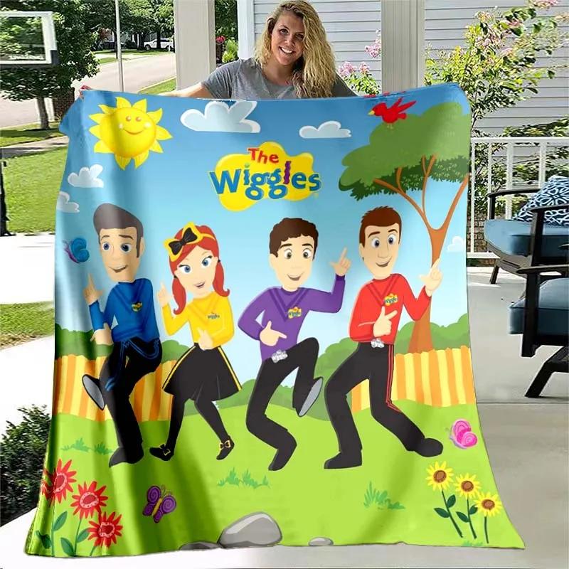 The Wiggles Cartoon Deken Lichtgewicht Comfortabel Zacht Ademend Ultrafijn Warm Deken Beddengoed Reisbeddengoed