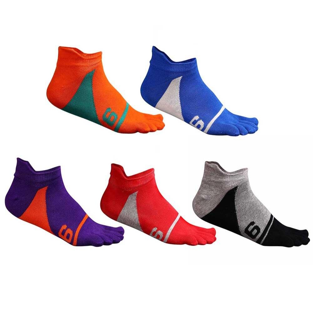 5 Pairs of Five Finger Socks Men Pure Cotton Sports Breathable Comfortable Shaping Anti Friction Men Five Finger Socks
