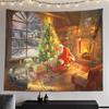 Cross-border Christmas Tree Tapestry Santa Hanging Cloth Background Cloth Digital Printing