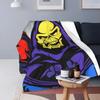 Coperte He-Man Skeletor Morbide Comode Flanella Invernale Masters Of The Universe Plaid per Divano Viaggio Camera da Letto