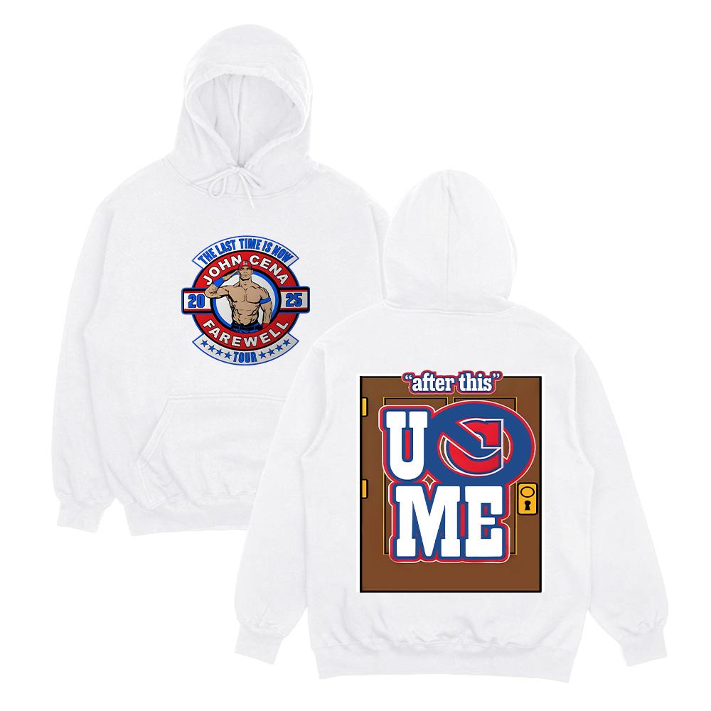 

John Cena The Last Time Is Now Farewell Hoodies Fashion New Pullovers Unisex Clothes Fan Souvenirs Best Gifts Sweatshirts Hoody XXXL білий