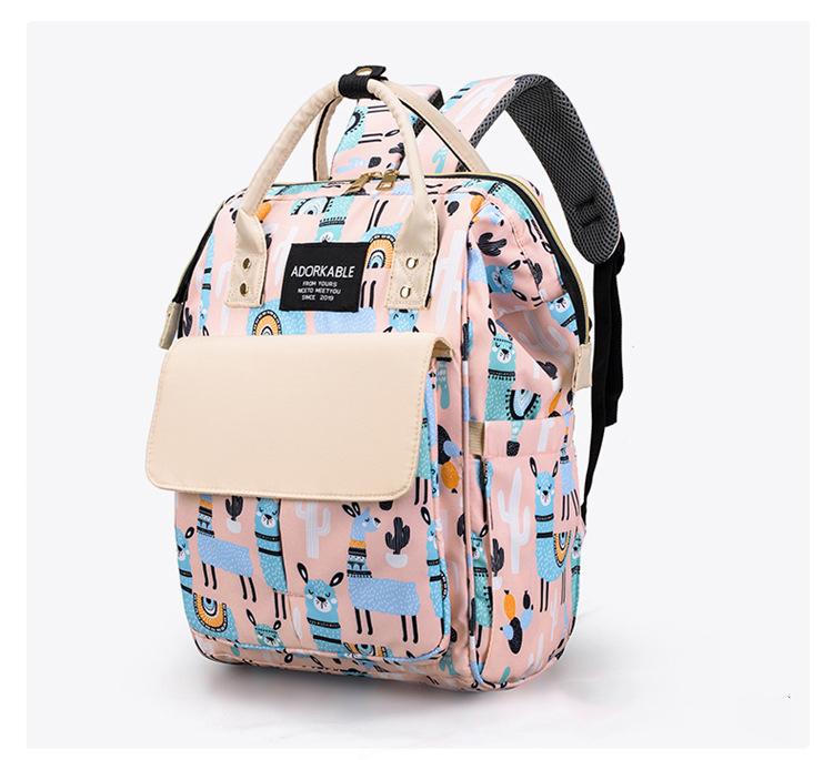 1pc Stroller Hanging bagThermal Insulation Dry Wet Separation Backpack Multi-functional Waterproof Mother and Baby Storage Bag