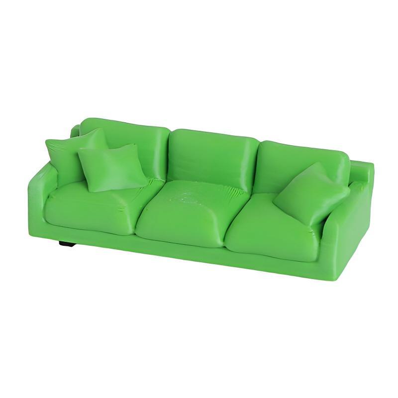 Miniature Simulation Sofa for Dollhouse Living Room 1 12 Scale Furniture Model Ornament for Kids DIY Decor Gifts